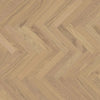Bjelin Hardened Wood Herringbone 3.0 Modern Misty White Swatch