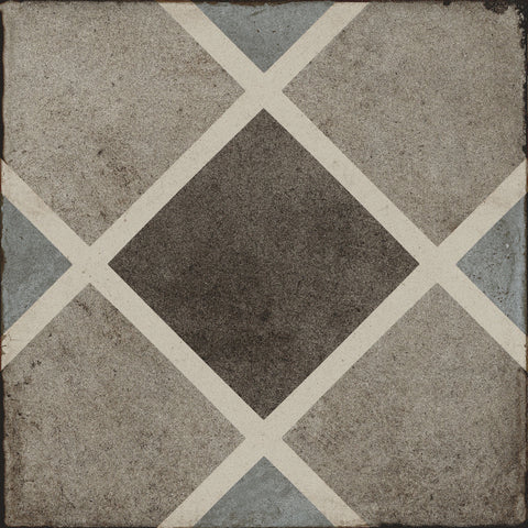 Daltile Quartetto Rombo 8x8 Cool Rombo Swatch