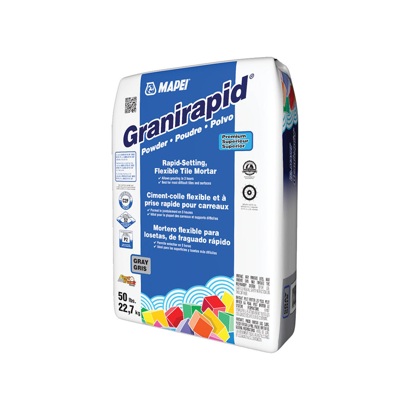 Mapei Grani/Rapid 50lbs. Gray