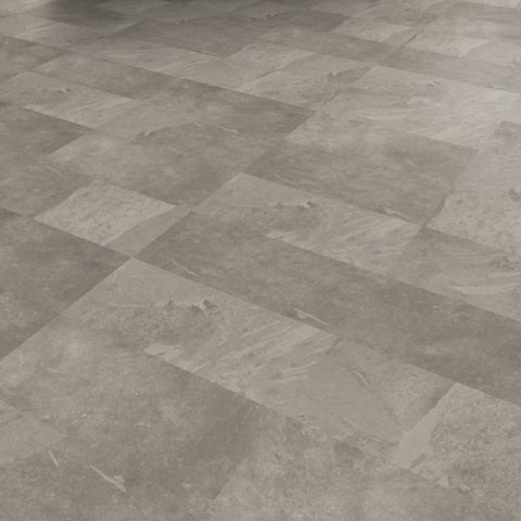 Karndean Luxury Vinyl Knight Tile Grey Riven Slate Swatch