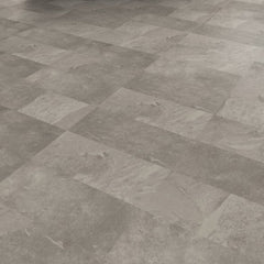 Karndean Luxury Vinyl Knight Tile Grey Riven Slate Swatch