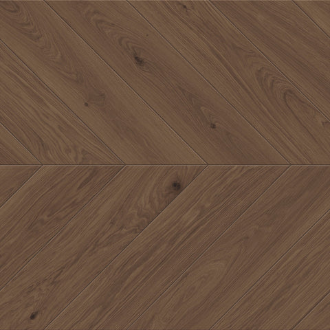 Tile Collection Memory Oak Brown 8x40 Chevron Decorative Tile Swatch