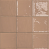 MSI Terranello Ceramic Tile 4"x4" Glossy Cotto Swatch