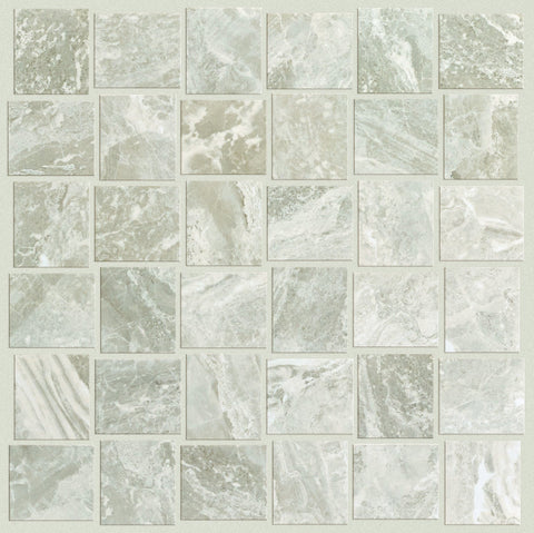 Shaw Tile Range Argento Mosaic Polish 12"x12" Swatch