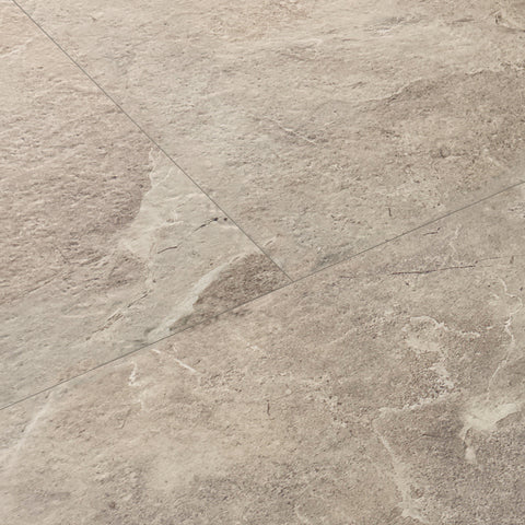 Mannington Luxury Vinyl Adura Flex Lagos Cove cool grey stone visual luxury vinyl tile close-up swatch