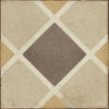 Daltile Quartetto Rombo 8x8 Warm Rombo Swatch