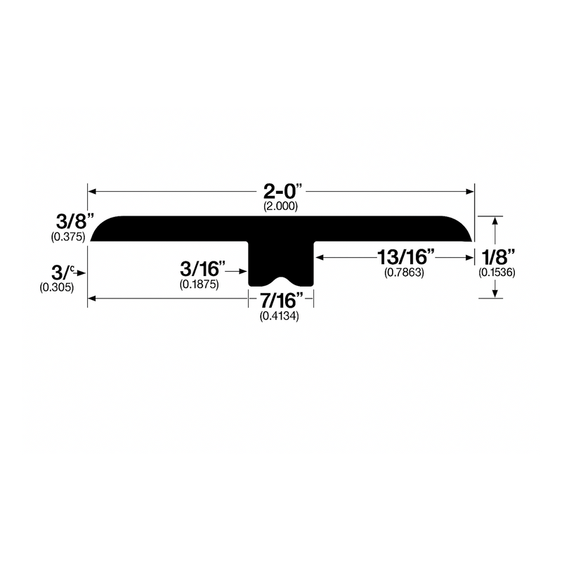 Raintree Aspen Estate Trim T-Molding