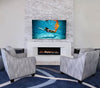 MSI Ledgestone Veneer - White Oak Panel - Split Face Room Scene