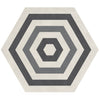 Daltile Bee Hive Hexagon 24x20 Target Cool Blend