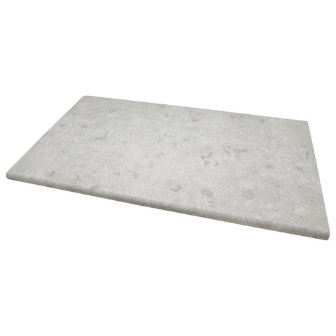 Arterra Porcelain Pool Coping Terrazo Glacier 13"x24" Swatch