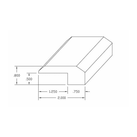 Mannington Antigua Trim Threshold