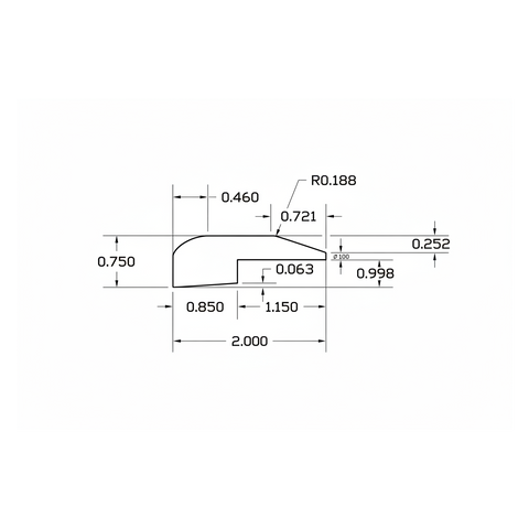LifeCore Bliss Trim Threshold