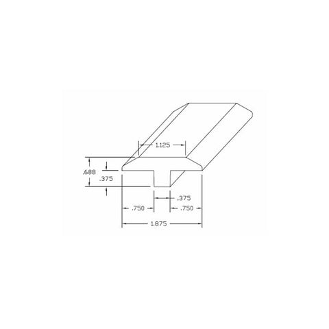 Mannington Iberian Hazelwood Trim T-Molding