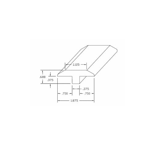 Mannington Momentum Trim T-Mold