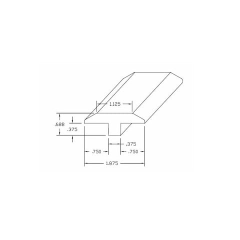 Mannington Kodiak Trim T-Molding