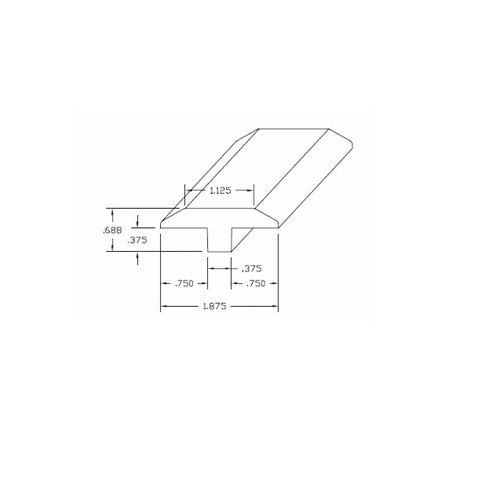 Mannington Latitude Prospect Park Trim T-Molding