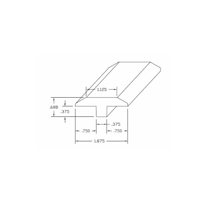 Mannington Riverwalk Trim T-Molding