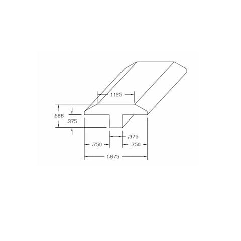 Mannington Monogram Trim T-Molding