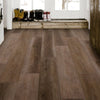 Shaw Vinyl Floorte Aspire Natural Bevel Trailblazer Brown Room Scene