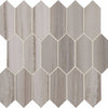 Daltile Marble Attache Mosaic Linear Hexagon Turkish Skyline