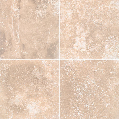 Travertine Tile Collection Tuscany Ivory 12"x12" Swach