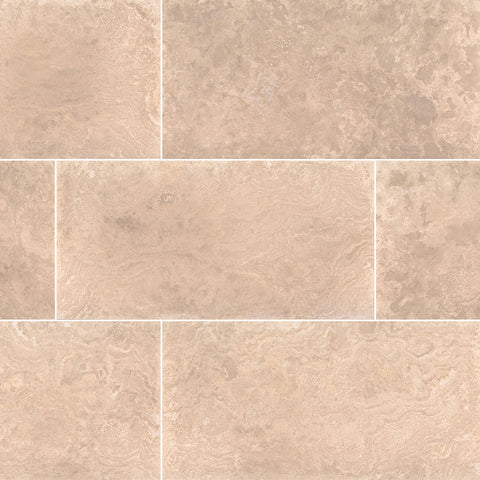 Travertine Tile Collection Tuscany Platinum 12"x24" Swatch