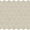 Daltile Keystones Mosaic Hexagon 2"x2" Urban Putty