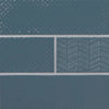 MSI Urbano Navy 3D Mix - 4"x12" Swatch
