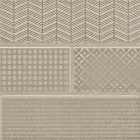 MSI Urbano Warm Concrete 3D Mix - 4"x12" Swatch