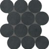 Daltile Multitude Mosaic Circle Volcanic Ash