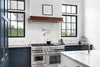 Brickstone Collection Porcelain Tile White - 2"x18" Room Scene