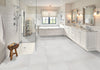 Domino Porcelain Tile Collection White Polished - 24"x24" Room Scene