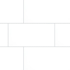 Domino Porcelain Tile Collection White - 12"x24" Swatch