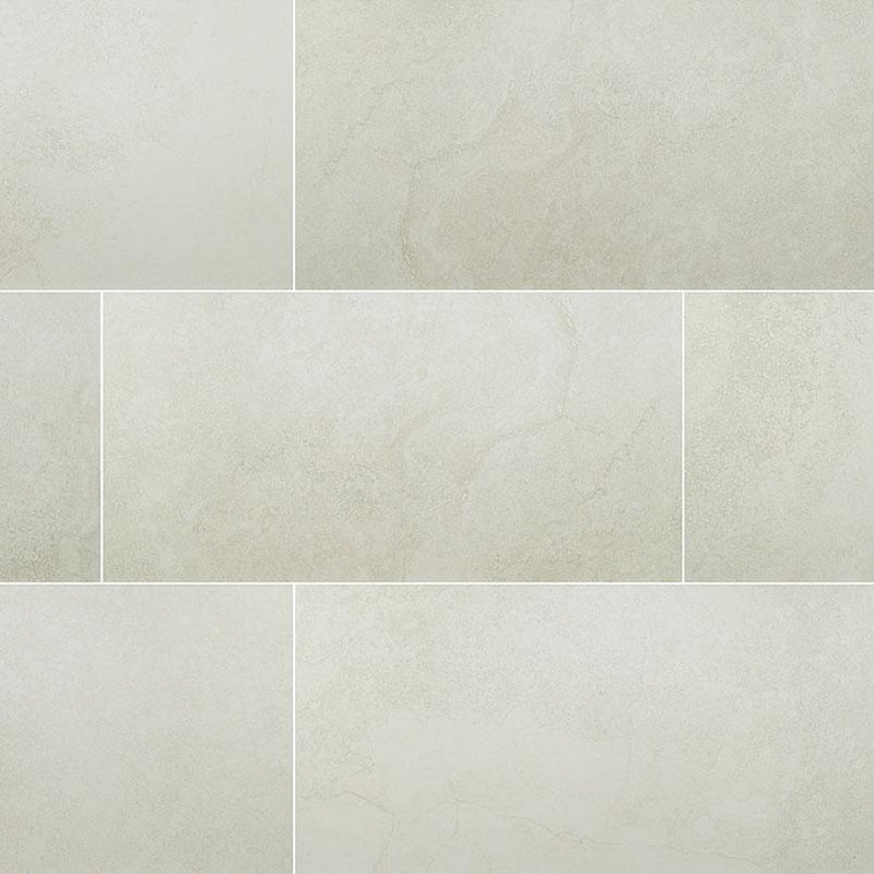 Legend White Porcelain Tile Collection - 12x24