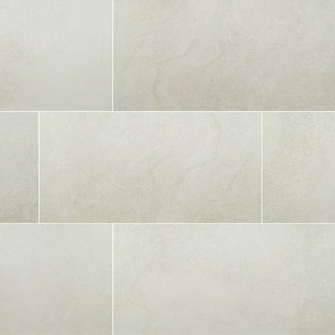 Legend White Porcelain Tile Collection - 2"x2" Mosaic Swatch