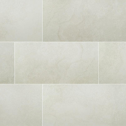 Legend White Porcelain Tile Collection - 20x20" Swatch