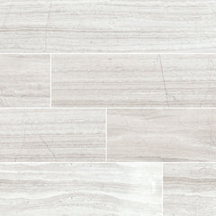 Marble Tile Collection White Oak 6"x24" Swatch