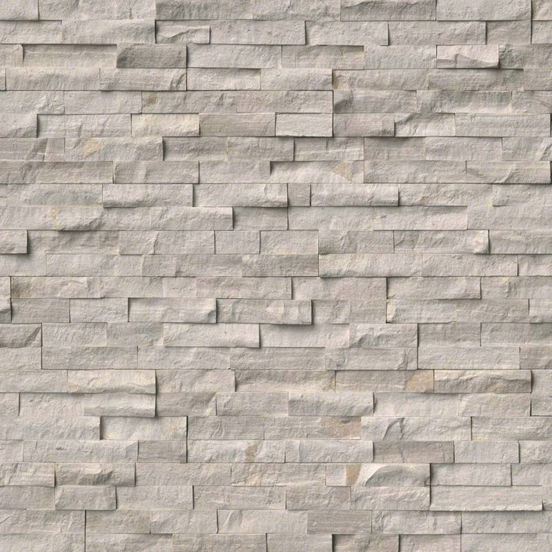 MSI Ledgestone Veneer - White Oak Panel - Split Face