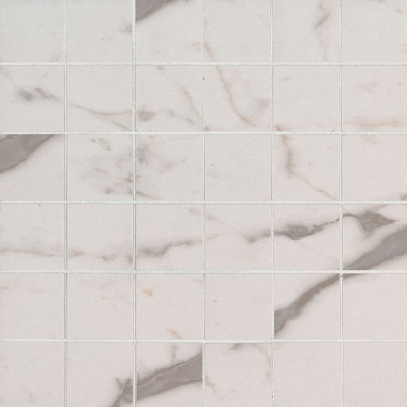 Essentials Ceramic Tile Collection White Vena - 2