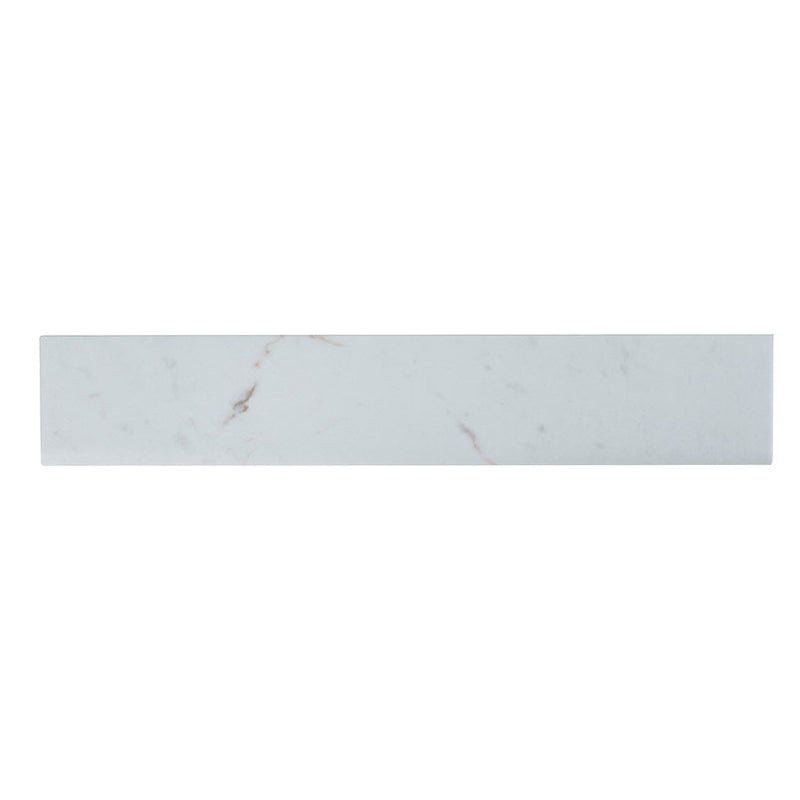 MSI Porcelain Essentials White Vena Bullnose 3x18