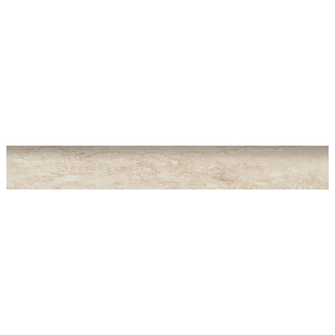 Veneto Porcelain Tile Collection White - 3"x24" Bullnose Swatch