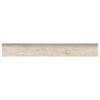 Veneto Porcelain Tile Collection White - 3"x18" Bullnose Polished Swatch