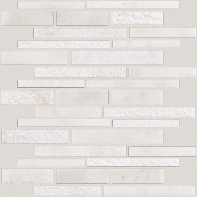 Shaw Tile Boca Whitewater Random Linear Textured Mosaic