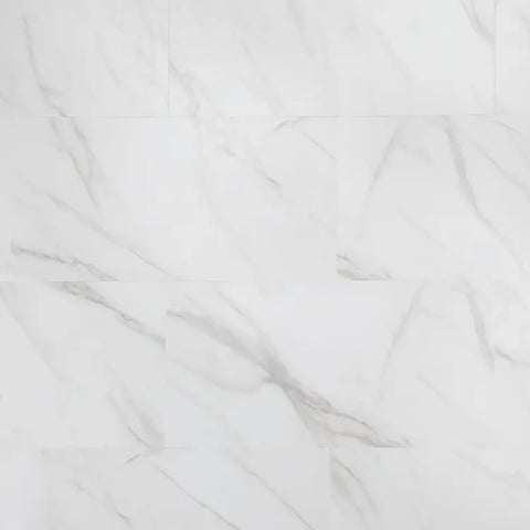 Mannington Adura Rigid Rectangles Legacy White with Gray Swatch