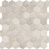 Daltile Vintage Hex Mosaic Hexagon Wisdom White