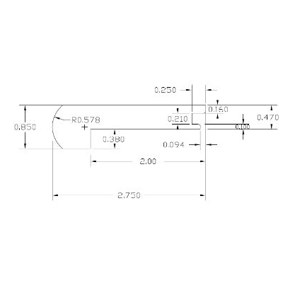 LifeCore Anton Trim Flush Stair Nose