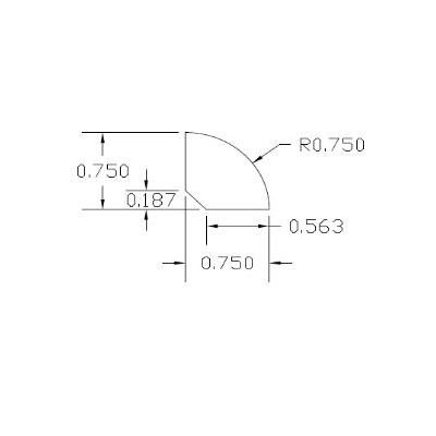 LifeCore Brio Trim Quarter Round