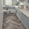Karndean Luxury Vinyl Korlok Select Silver Barnwood Herringbone Karndean Karndean 
