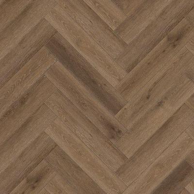 Paramount RigidCORE Herringbone LVT Bridgewater Brown Sample