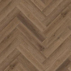 Paramount RigidCORE Herringbone LVT Bridgewater Brown Sample